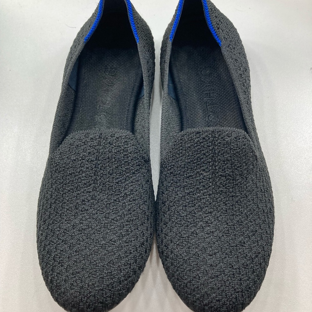 Black rothys loafers size 8